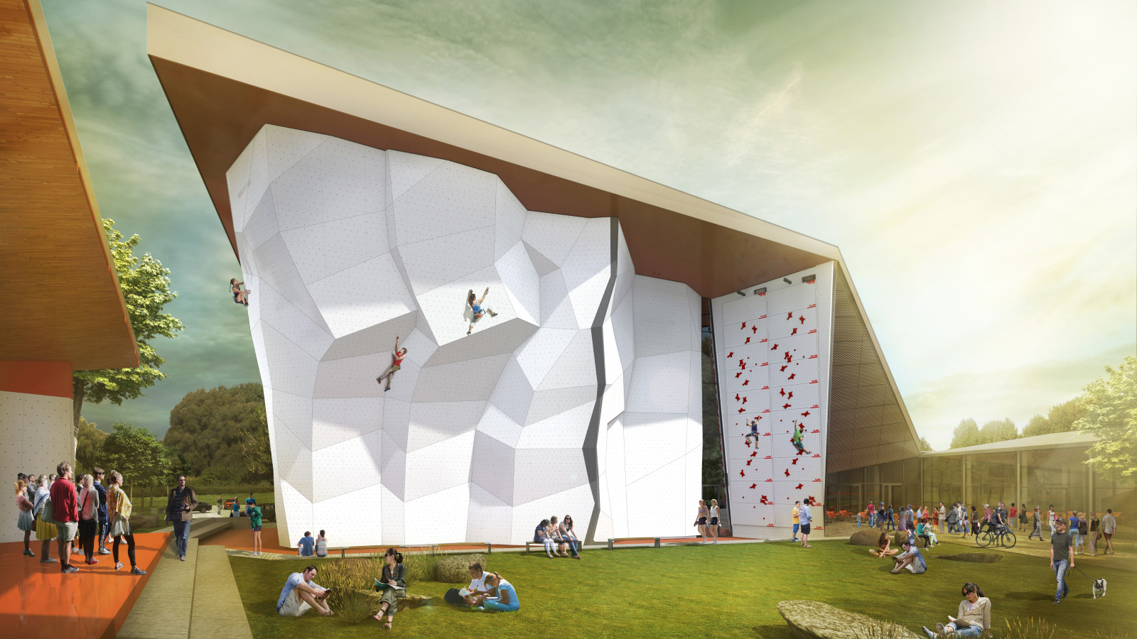 DAV Kletterzentrum Augsburg Rendering