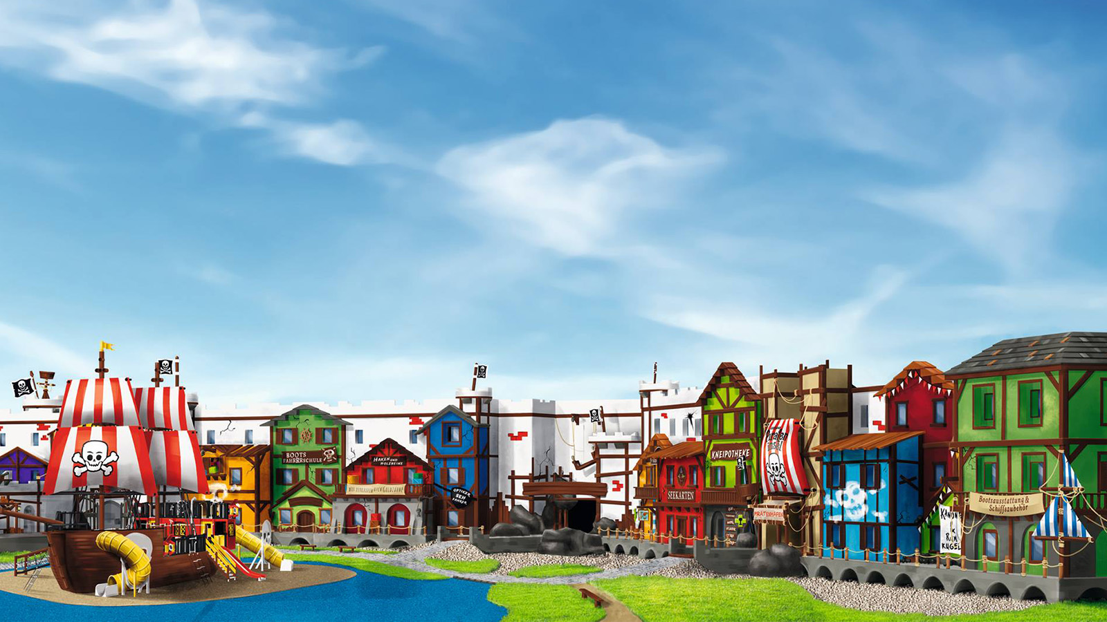 Legoland Piratenhotel design