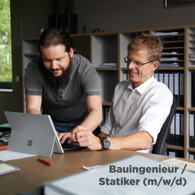 Wir suchen Verstärkung:
Bauingenieur / Statiker m/w/d

Ihr Profil:
Sie sind als Projektingenieur/ Projektleiter (m/w/d) für die Erstellung von Tragwerksplanungen für unsere Projekte in Stahlbau / Stahlbetonbau / Holzbau verantwortlich.
◾️ Erfolgreich abgeschlossenes Studium Bauingenieurwesen 
(Dipl.-Ing. / Dipl.- Ing. (FH) / M. Eng. / B. Eng.)
◾️ Einschlägige mehrjährige Berufserfahrung in der Leitung komplexer Statikprojekte
◾️ Verhandlungsgeschick
◾️ Sichere Deutschkenntnisse in Wort und Schrift
◾️ Sehr gute Team- und Kommunikationsfähigkeit sowie überdurchschnittliches
  Engagement und Begeisterungsfähigkeit runden Ihr persönliches Profil ab

Freuen Sie sich auf:
◾️ Projektleitung von Bauvorhaben namhafter Kunden
◾️ Sehr gute Entwicklungsmöglichkeiten
◾️ Offene und kollegiale Unternehmenskultur mit flexiblen Arbeitsbedingungen
◾️ Hochmoderne 3D-CAD Arbeitsplätze, Hard-/ Software immer auf dem neuesten Stand
◾️ Modernste Arbeitsbereiche mit eigener Kantine für unsere Mitarbeiter
◾️ Eigenverantwortliches und sinnhaftes Arbeiten in einem dynamischen und  sympathischen Team
◾️ Bezahlte Fortbildungen intern und extern
◾️ Dienstwagen
◾️ Umzugshilfe
 
Mehr Infos findest du unter: www.statix.de/karriere

 #günzburg #statiker #leipheim #statix #statik #website #konstrukteur #zuverlässig #job #stellenausschreibung #Stellenausschreibungen