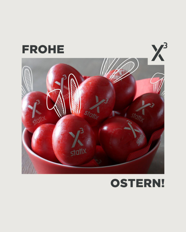 🐰 Wir wünschen Euch ein tolles Osterfest! 🐰🐣

#statix #statiker #ostern #happyeaster #easter #easteregg