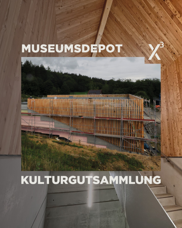 Museumsdepot Kulturgutsammlung – Tragwerksplanung von Statix

Für das neue 2-geschossige Museumsdepot der Kulturgutsammlung des Museums Oberschönenfeld verantworteten wir die Tragwerksplanung.
Realisiert wurde das Projekt in moderner Ortbetonbauweise mit vorgehängter Holzfassade – robust, langlebig und präzise auf die besonderen Anforderungen eines Kulturgutdepots abgestimmt.

Mit einer Bruttogeschossfläche von 3.160 m² und einem Bruttorauminhalt von 12.745 m³ entstand ein funktionales Gebäude, das höchste Anforderungen an Dauerhaftigkeit, Nutzungsstabilität und nachhaltigen Werterhalt erfüllt.

#statix #leipheim #tragwerksplanung #ingenieurbau #statik #bauingenieurwesen #ortbeton #museumsbau #projektvorstellung #kulturgut #betonbau
