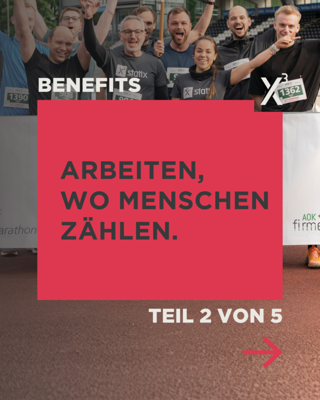 Bei Statix arbeiten wir eng zusammen – mit kurzen Wegen, offenen Türen und ehrlicher Kommunikation. Fragen werden direkt geklärt, Ideen werden geteilt und Erfolge gemeinsam gefeiert.

Ob im Projektalltag, beim Lunch in der firmeneigenen Kantine oder bei unseren Teamevents: Wir legen Wert auf ein Miteinander, das nicht nur fachlich stark ist, sondern auch menschlich passt.

Denn am Ende entstehen gute Bauwerke dort, wo Menschen sich gegenseitig unterstützen, Vertrauen haben und gerne zusammenarbeiten.

Was macht für Dich ein gutes Team aus?👇🏻

Einstiegsmöglichkeiten & Infos:
www.statix.de/karriere/ [Link in Bio]

#statix #leipheim #Teamkultur #teamworkmakesthedreamwork #bettertogether #teamevents