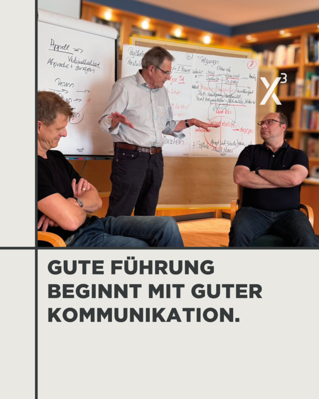 Bei unserer Schulung „Gesprächsführung – Führung im Gespräch“ im Kloster Roggenburg haben sich unsere Geschäftsleitung, Projektleiter und Konstruktionsleiter intensiv mit wirkungsvoller Kommunikation, Motivation und lösungsorientierter Gesprächsführung beschäftigt.

Im Fokus: Fragetechniken, konstruktives Feedback, Zuhören und gemeinsam Lösungen finden.

Vielen Dank an Joachim Schreijäg für die praxisnahen Impulse und den wertvollen Austausch.

#statix #leipheim #führung #kommunikation #weiterbildung #teamentwicklung #unternehmenskultur