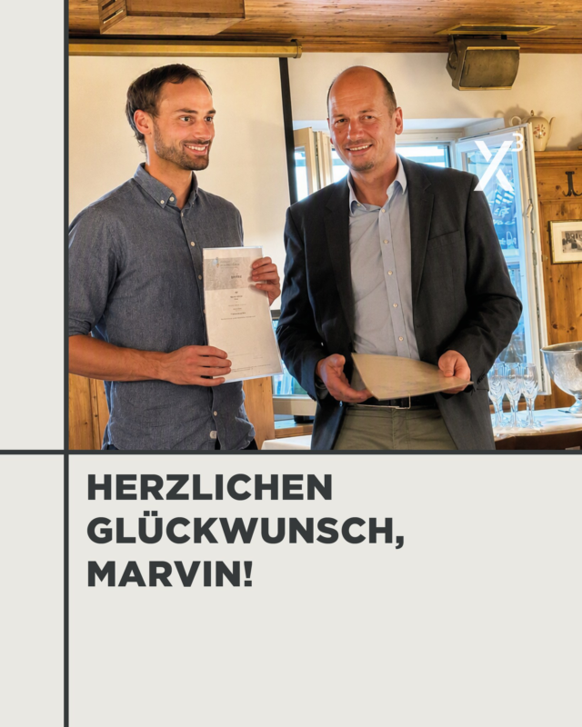 🎉 𝗛𝗲𝗿𝘇𝗹𝗶𝗰𝗵𝗲𝗻 𝗚𝗹𝘂̈𝗰𝗸𝘄𝘂𝗻𝘀𝗰𝗵, 𝗠𝗮𝗿𝘃𝗶𝗻!
Marvin hat das Traineeprogramm der Bayerischen Ingenieurekammer-Bau erfolgreich abgeschlossen.

Neun Monate voller neuer Eindrücke, spannender Vorträge, wertvoller Kontakte und frischer Impulse – unter anderem zu den Themen KI und Karriereentwicklung.

Wir freuen uns mit dir und wünschen dir weiterhin viel Erfolg!

#statix #leipheim #weiterbildung #traineeprogramm #ingenieurbau #networking #künstlicheintelligenz